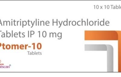 Amitriptyline Hydrochloride Tablet 10 Mg | Ptomer-10